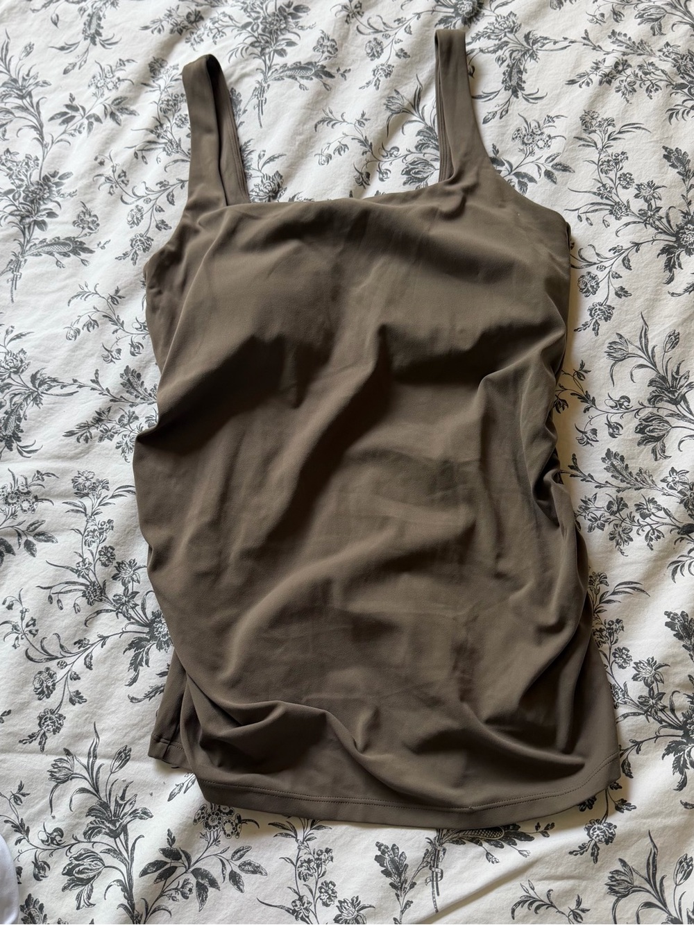 CRZ YOGA Women’s Tank Top — Black, White & Brown - Picture 2 of 6